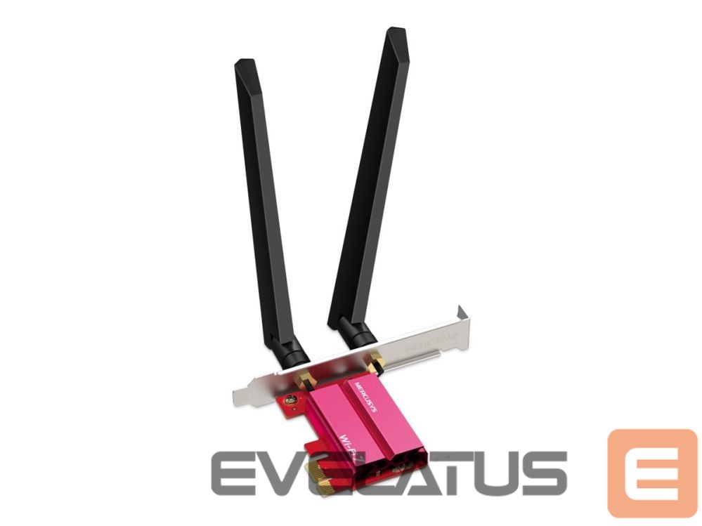 Üleminek MERCUSYS MA47BE BE9300 WiFi 7 Bluetooth 5.4 PCIe Adapter |