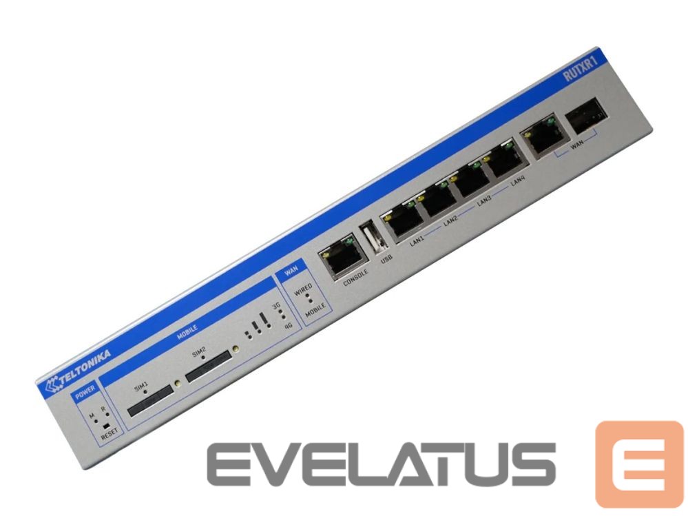 Ruuterid Teltonika RUTXR1 Rack-mountable LTE Cat 6 Router |