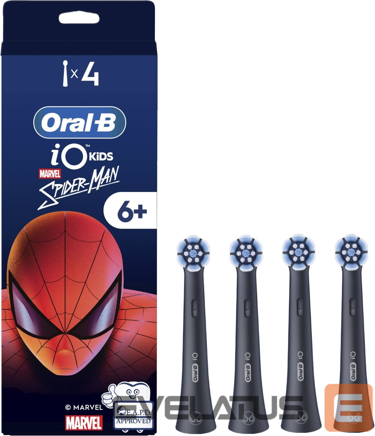 Hambahari Oral-B Replacement brush heads | iO kids Refills Spiderman | Heads | For kids | Number of brush heads included 4