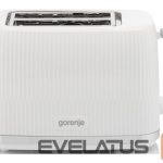 Röster GORENJE  T850DPW Toaster, Power 850 W, 2 slots, White | 