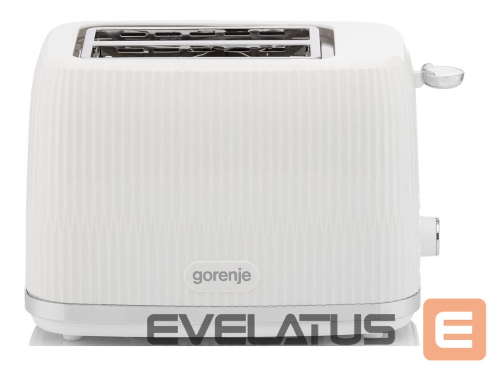 Röster GORENJE T850DPW Toaster, Power 850 W, 2 slots, White |