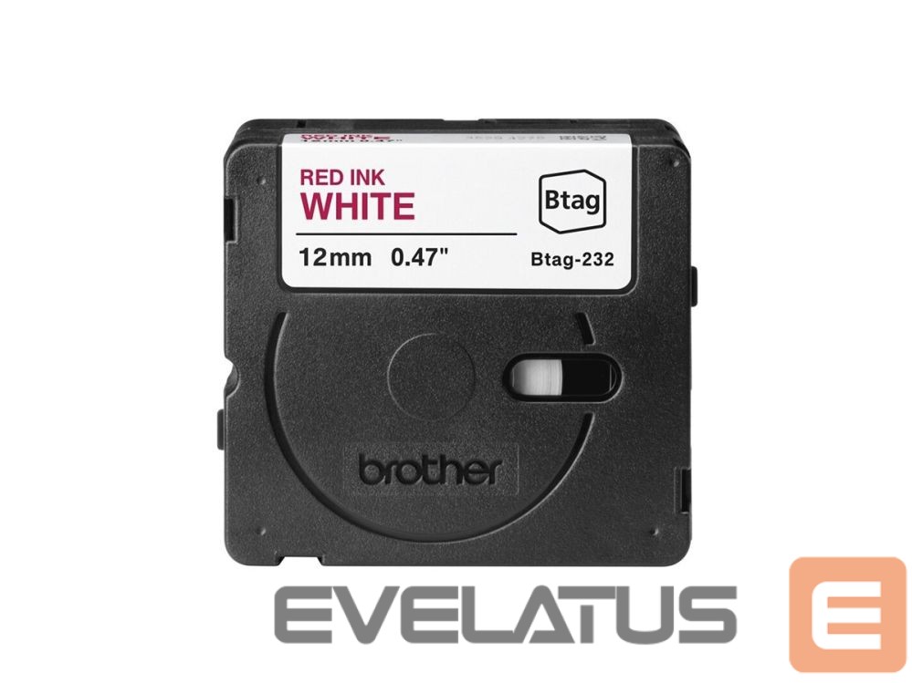 Tarvikud ja tarvikud Brother BTAG-232 | Red on White | Btag