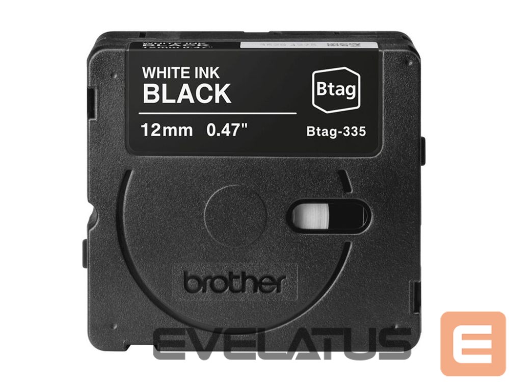 Tarvikud ja tarvikud Brother BTAG-335 | White on Black | Btag