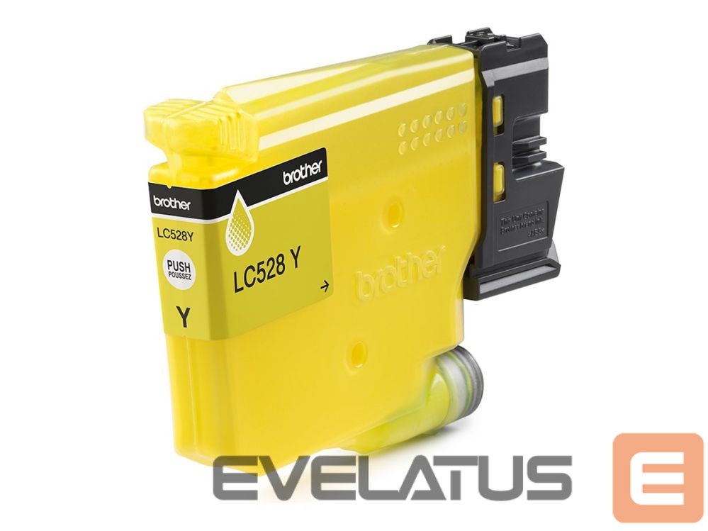 Tarvikud ja tarvikud Brother LC528Y Yellow High Yield Inkjet Cartridge |