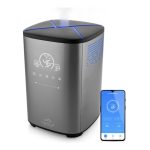 Õhupuhasti ETA  Humidifier | Noble Smart 5629 90000 | 110 W | Water tank capacity 4 L | Suitable for rooms up to 50 m² | Ultrasonic | Grey | Humidification capacity 500 ml/hr 