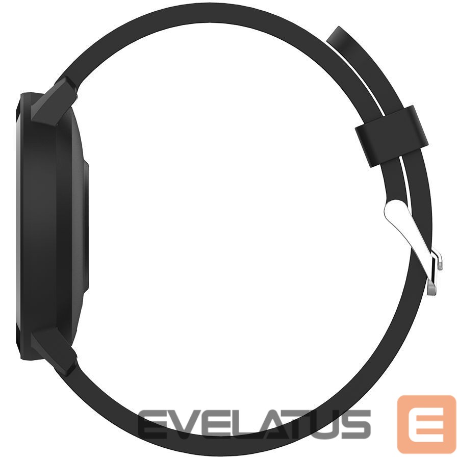 Nutikell Canyon CANYON Lollypop SW-63, Smart watch, 1.3inches IPS full touch screen, Round watch, IP68 waterproof, multi-sport mode, BT5.0, compatibility with iOS and android, black, Host: 25.2*42.5*10.7mm, Strap: 20*250mm, 45g