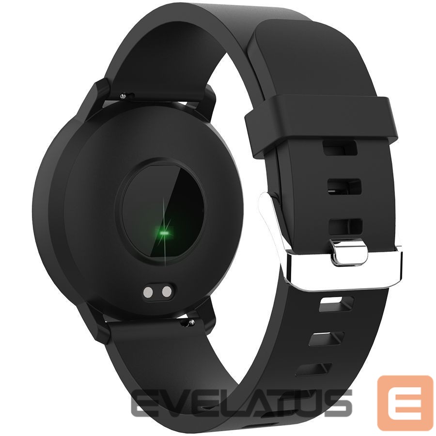 Nutikell Canyon CANYON Lollypop SW-63, Smart watch, 1.3inches IPS full touch screen, Round watch, IP68 waterproof, multi-sport mode, BT5.0, compatibility with iOS and android, black, Host: 25.2*42.5*10.7mm, Strap: 20*250mm, 45g