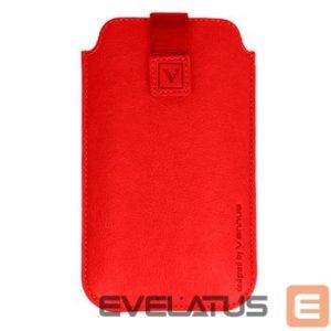 Universaal mobiiltasku iLike Universal Leather Pocket Case XS Red