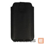 Universaal mobiiltasku iLike Universal Leather Pocket Case XL Black
