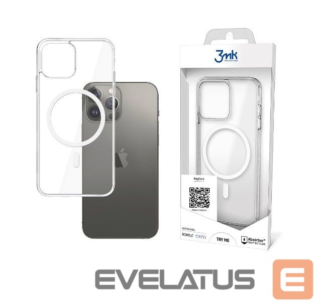 Tagakaaned 3MK Apple iPhone 13 Pro Max - 3mk Mag Case Transparent
