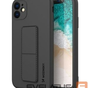 Tagakaaned Wozinsky Apple Kickstand Case flexible silicone iPhone 11 Black
