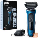 Raseerijad Braun  Shaver 61-B1500s	 Operating time (max) 50 min, Wet & Dry, Blue/Black 