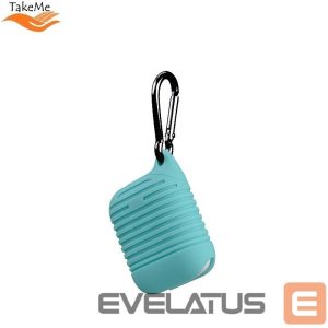 Tagakaaned TakeMe Apple Ultra-thin Lined Soft Silicone protective case for AirPods Mint