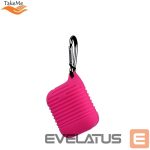 Korpus kõrvaklappidele TakeMe Apple Ultra-thin Lined Soft Silicone protective case for AirPods Pink