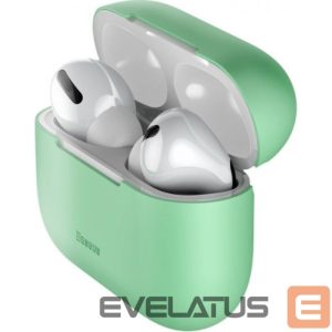 Tagakaaned Baseus Apple Silica Silicone-Gel Protective case for Apple Airpods Pro Green