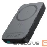 Väline aku Joyroom  JR-W020 20W Mini magnetic wireless power bank 10000mAh Black With USB to Type-C 0.25m Cable Black