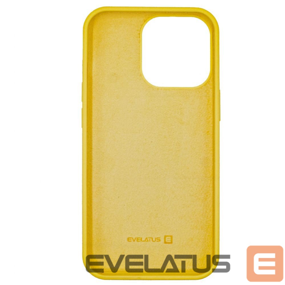 Tagakaaned Evelatus Apple Evelatus iPhone 13 Pro Premium Soft Touch Silicone Case Yellow