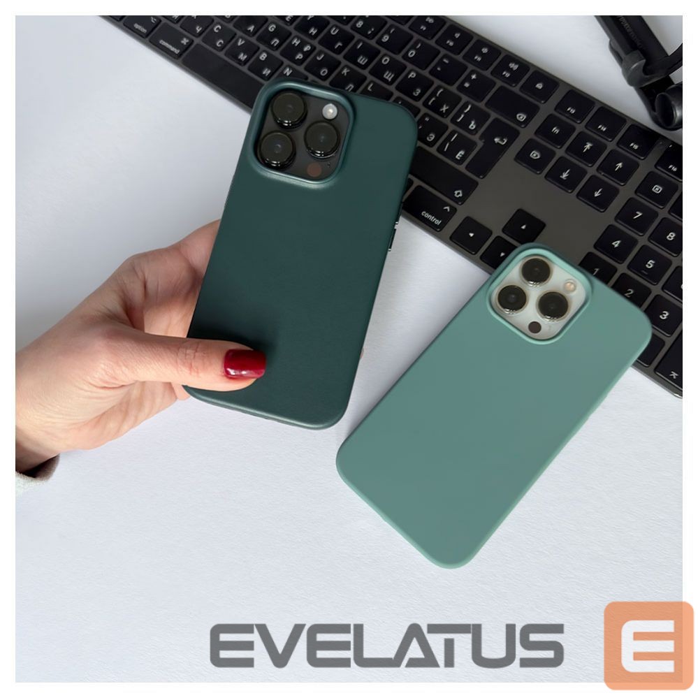 Tagakaaned Evelatus Apple iPhone 13 Pro Premium Soft TouchSilicone Case Pine Green
