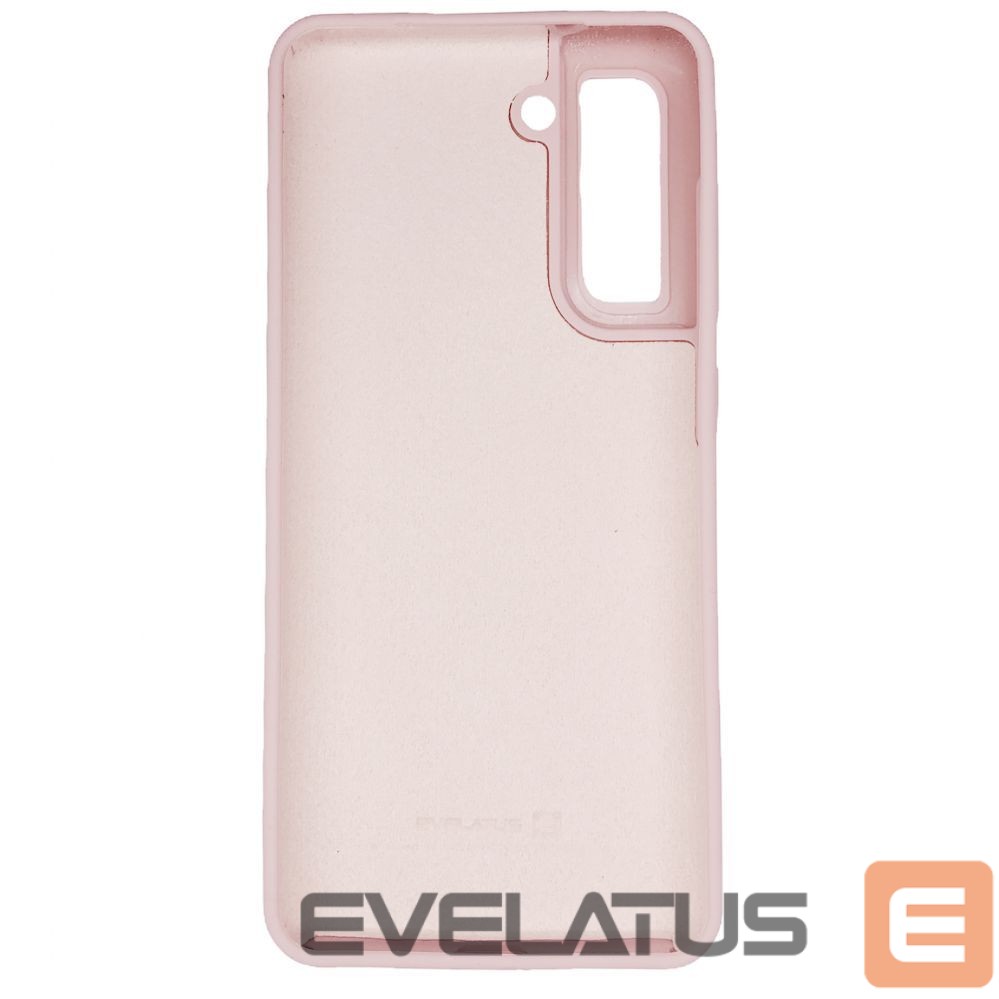 Tagakaaned Evelatus Samsung Galaxy S22 Premium Silicone Soft Touch Case Pink Sand
