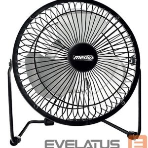 Ventilaator Mesko  Fan MS 7322 Desk Fan USB, Number of speeds 1, 4.5 W, Oscillation, Diameter 15 cm, Black 