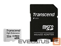 Mälukaardid Transcend  microSDXC 32 GB Class 10 + SD Adapter 