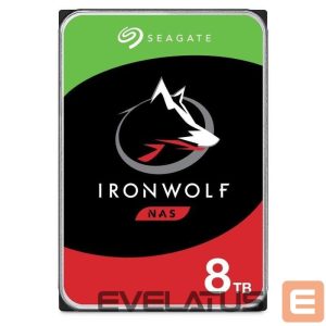 Kõvaketas HDD SeaGate  HDD||IronWolf|8TB|SATA 3.0|256 MB|7200 rpm|Discs/Heads 5/10|3,5"|ST8000VN004 
