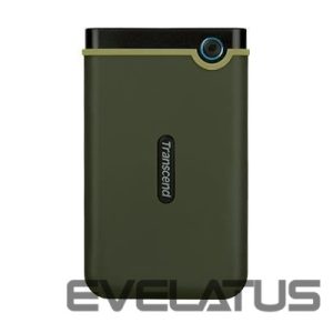 Kõvaketas HDD Transcend  External HDD||StoreJet|1TB|USB 3.1|Colour Green|TS1TSJ25M3G 