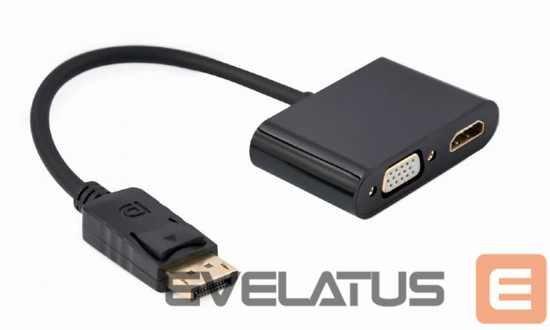 Moodulid ja transiiverid Gembird I/O ADAPTER DISPLAYP. TO HDMI/VGA A-DPM-HDMIFVGAF-01