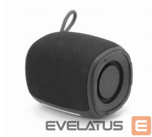 juhtmega kõlarid Gembird Portable Speaker||Black|Portable/Wireless|1xUSB-C|Bluetooth|SPK-BT-LED-03-BK