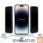 Kaitseklaasid iLike Apple IPHONE 16 Tempered Privacy Glass Black