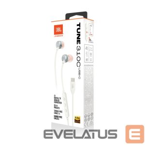 Kõrvaklapid JBL  Tune 310C USB-C White