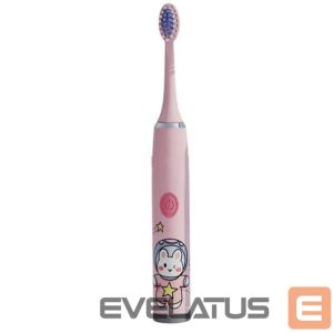 Hambahari Kiddyz  T1 Electric Sonic Toothbrush Kids 3 to 12 Years USB rechargeable (1 extra head) Pink
