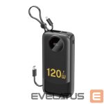 Väline aku Dudao  K13Pro 20000mAh Powerbank with Built-in Cable Black