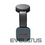 Autolaadijad Evelatus  MagSafe Qi wireless charging magnetic bendable 360 Swivel suction cup mount (for Car dashboard/Car windscreen) Black