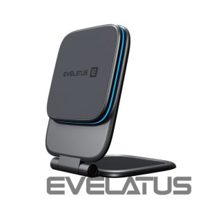 Universaalne telefonihoidja (Popsocket) Evelatus  MagSafe Qi wireless charging magnet mount (for Car Screen/dashboard, laptop, tablet, monitor) Black