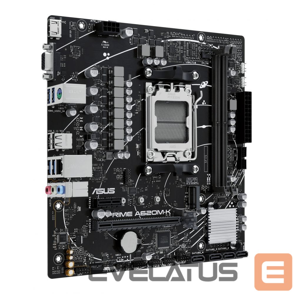 Intel protsessori emaplaat Asus PRIME A620M-K