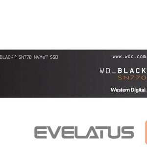 Kõvaketas SSD Western Digital  SSD||Black SN770|250GB|M.2|PCIe Gen4|NVMe|Write speed 2000 MBytes/sec|Read speed 4000 MBytes/sec|WDS250G3X0E 