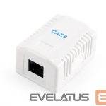 Võrgulülitid Gembird  CABLE ACC MOUNT BOX CAT6 UPT/NCAC-1U6-01 
