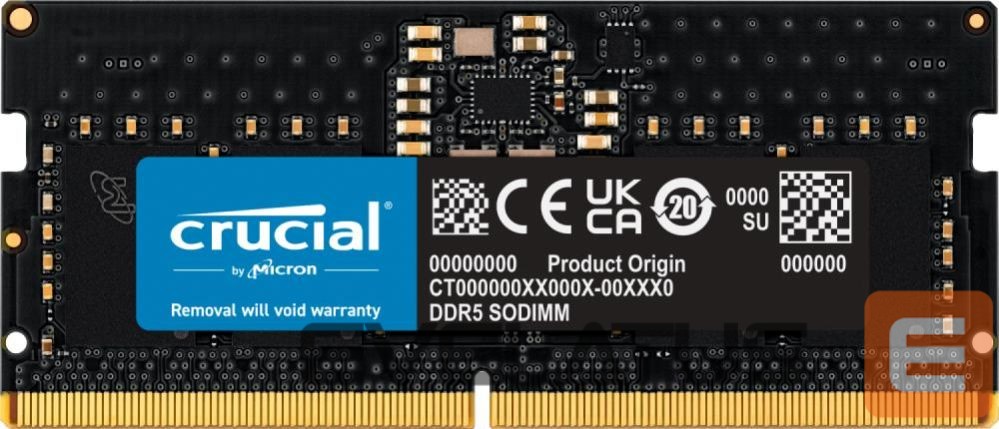 Operatiivmälu DDR4 Crucial NB MEMORY 64GB DDR5-5600/SO CT64G56C46S5