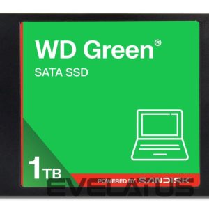 Kõvaketas SSD SANDISK BY WESTERN DIGITAL  SSD||Green|POWERED BY |1000 GB|Serial ATA III|Read speed 545 MB/s|2.5"|WDS100T5G0A-00CPT0 