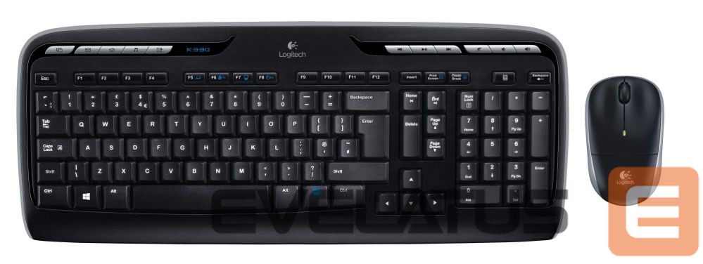 Arvuti klaviatuur Logitech KEYBOARD +MOUSE COMBO MK330/ENG 920-003989