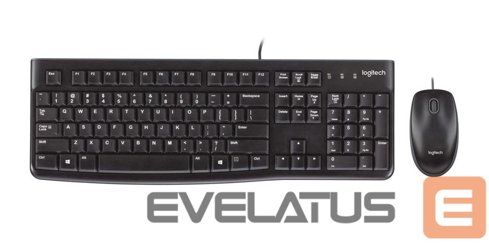 Arvuti klaviatuur Logitech KEYBOARD +MOUSE COMBO MK120/BLACK 920-002562