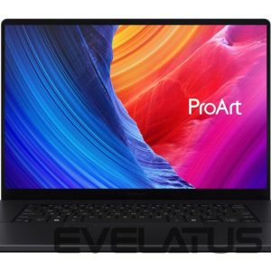 Sülearvuti Asus  Notebook||ProArt|H7606WP-SR231X Copilot+ PC|CPU AMD Ryzen AI 9 HX|370|2 GHz|16 "|2880 x 1800 pixels|Yes|RAM 64 GB|LPDDR5x-SDRAM|SSD 2000 GB|Discrete graphics NVIDIA GeForce RTX 5070|8 GB|On-board graphics Yes|OS installed Windows 11 Pro|Colour Black|Weight 1.85 kg|90NB15K1-M00LB0 