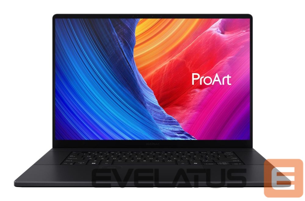 Sülearvuti Asus Notebook||ProArt|H7606WP-SR231X Copilot+ PC|CPU AMD Ryzen AI 9 HX|370|2 GHz|16 "|2880 x 1800 pixels|Yes|RAM 64 GB|LPDDR5x-SDRAM|SSD 2000 GB|Discrete graphics NVIDIA GeForce RTX 5070|8 GB|On-board graphics Yes|OS installed Windows 11 Pro|Colour Black|Weight 1.85 kg|90NB15K1-M00LB0