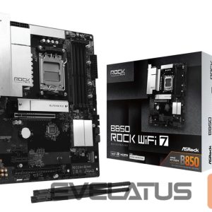 AMD protsessori emaplaat Asrock  Mainboard||AMD B850|Socket AM5|ATX|RAM DDR5-SDRAM|4xSlots|Wi-Fi Yes|Bluetooth Yes|B850ROCKWIFI7 