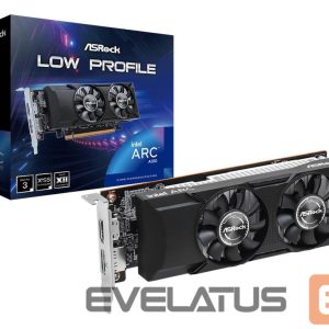 Graafikakaart / ideokaardid Asrock  Graphics Card||Intel|Arc A310|2000 MHz|4 GB|GDDR6|64 bit|PCI Express x8 4.0|Active|A310LP4G 