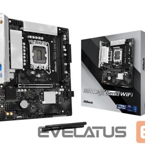 Intel protsessori emaplaat Asrock  Mainboard||LGA 1851 (Socket V1)|RAM DDR5-SDRAM|2xSlots|H810M-XGEN5WIFI 