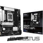 Intel protsessori emaplaat Asrock  Mainboard||Intel B860|LGA 1851 (Socket V1)|micro ATX|RAM DDR5-SDRAM|2xSlots|Wi-Fi Yes|Bluetooth Yes|1xNumber of M.2 (M) slots|B860MROCKWIFI 