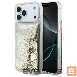 Muud kaubad Guess  Guess Liq. Glitter 4 Charms Case for iPhone 17 Pro Max - Gold 