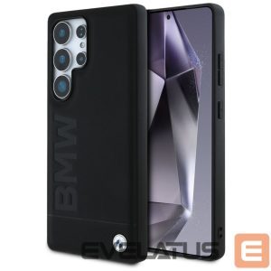 Muud kaubad BMW  BMW Leather Big Wordmark Case for Samsung Galaxy S25 Ultra - Black 